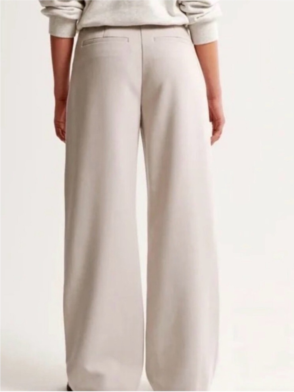 Abercrombie & Fitch Sloane Tailored Wide Leg Pant size 2 short - Picture 3 of 10